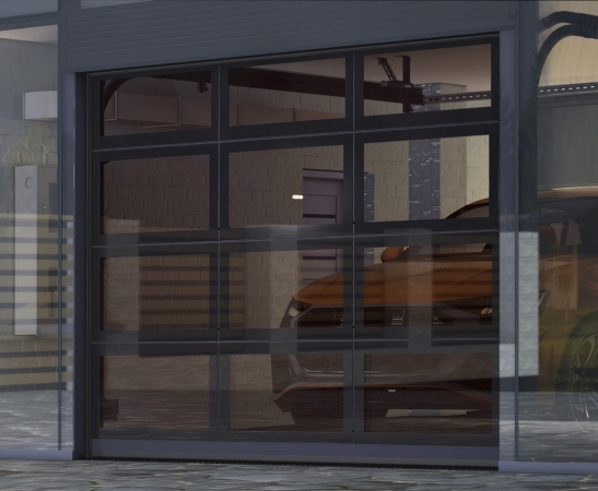 Панорамные ворота Алютех AluPro в Светлограде